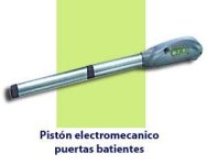 pistón electromecánico puertas batientes